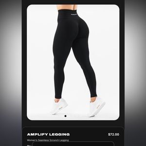 Alphalete Amplify XS Black Leggings
